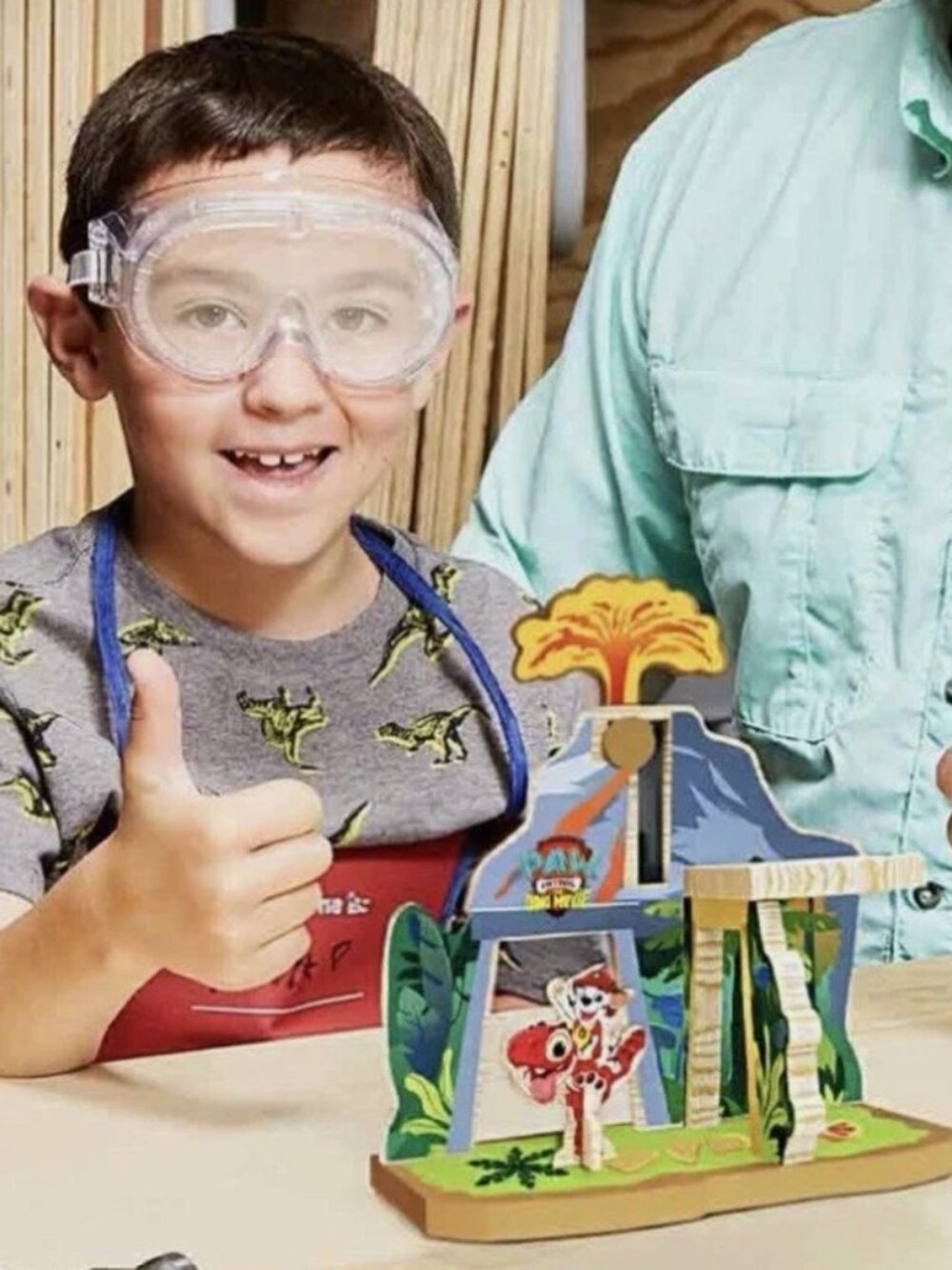 New Lowe's Paw Patrol Dino Island Volcano DIY Kids Workshop Kit August 2026
